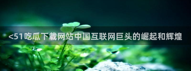 吃瓜爆料网不打烊回家：<51吃瓜下载网站中国互联网巨头的崛起和辉煌