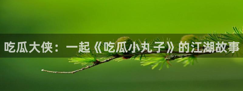 tongrentu8吃瓜吃瓜：吃瓜大侠：一起《吃瓜小丸子》的江湖故事